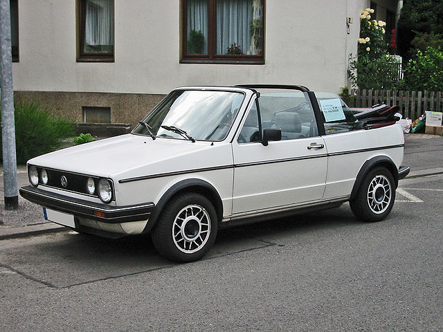 Volkswagen Golf I Convertible. It has all been written about 100 times  already - Cabriomagazyn